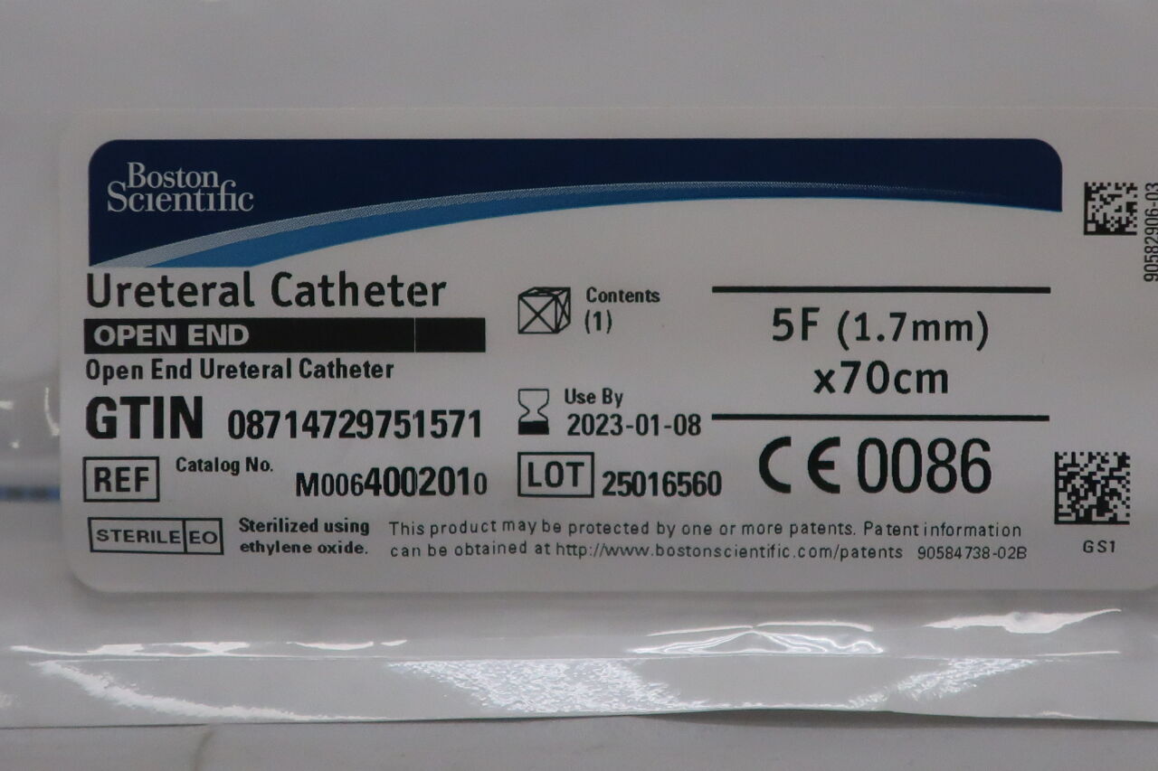 400201 - BOSTON SCIENTIFIC - Ureteral Catheter Open End, 5F x 70cm, (EA) - ( Expiry Date: 2023-11-11 )