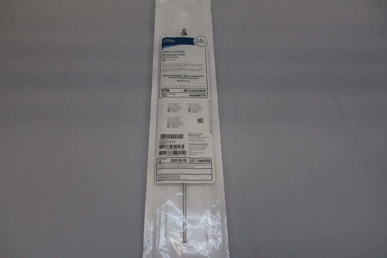 840715 - BOSTON SCIENTIFIC - Ultrasound Probe, 3.8mm x 330mm , (EA) - ( Expiry Date: 2023-11-04 )