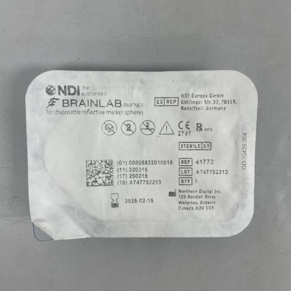 41773 - NDI - Esferas reflectantes desechables, 3 por paquete, ( EA ) - ( Fecha de caducidad : 2025-02-15 )