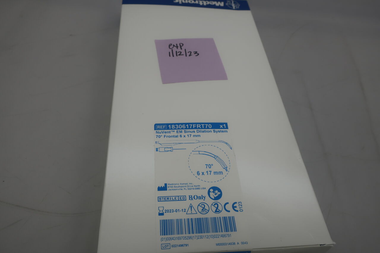 1830617FRT70 - MEDTRONIC - Medtronic Nuvent 70° Angle Frontal Balloon Seeker, 6 OD x 17 mm Length, (BX/1) - ( Expiry Date: 2024-01-12 )