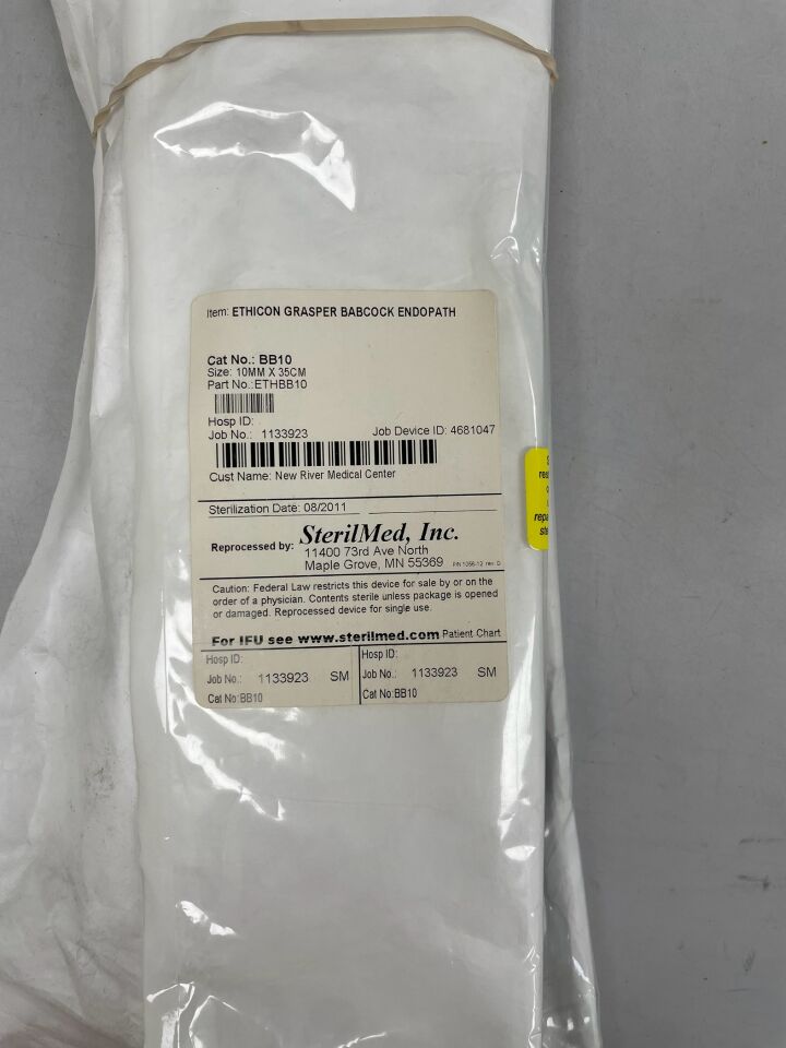 BB10REP - STERILMED - Reprocessed Ethicon Grasper Babcock Endopath, 10mm, (EA) - ( Expiry Date: 2011-08-01 )