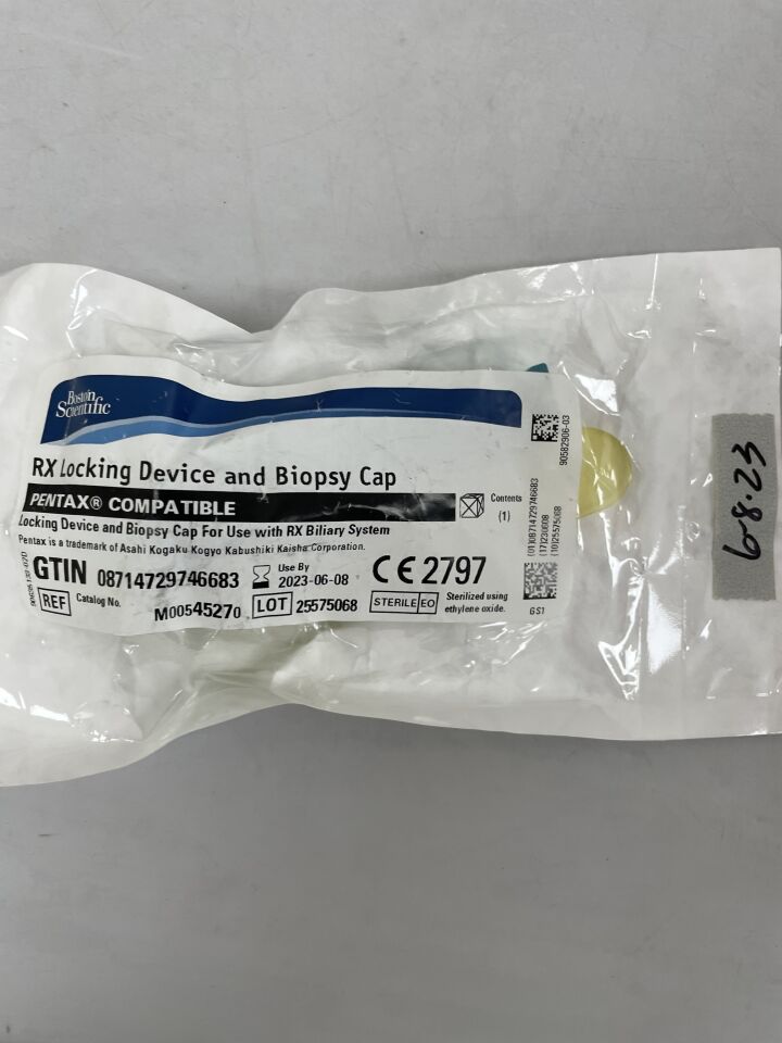 4527 - BOSTON SCIENTIFIC - RX Locking Device and Biopsy Cap, for use with RX Biliary System, Pentax Compatible, (EA) - ( Expiry Date: 2023-06-08 )