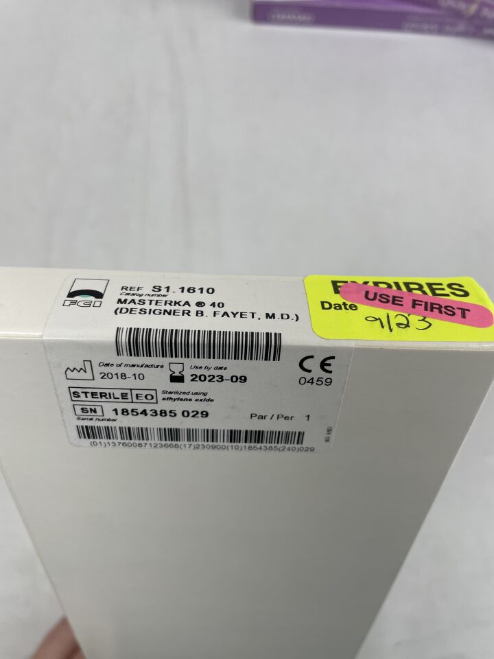 S1.1610 - FCI - Masterka Stent for Nasolacrimal Duct Intubation, 40 mm length x 0.64 mm tube diameter, (BX/1) - ( Expiry Date: 2023-12-13 )
