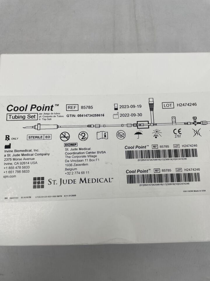 85785 - IRVINE BIOMEDICAL - Irrigation Pump Tubing Set Cool Point, 260cm, (BX/1) - ( Expiry Date: 2023-09-19 )
