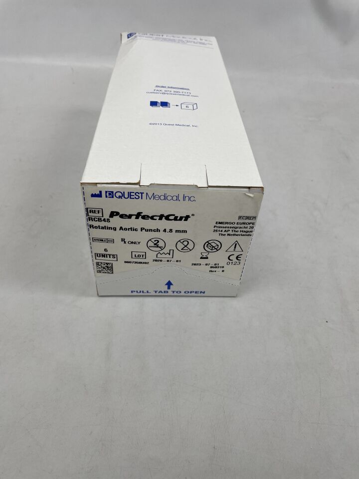 RCB48 - QUEST MEDICAL - PerfectCut Rotating Aortic Punch 4.8mm, (BX/6) - ( Expiry Date: 2023-07-01 )