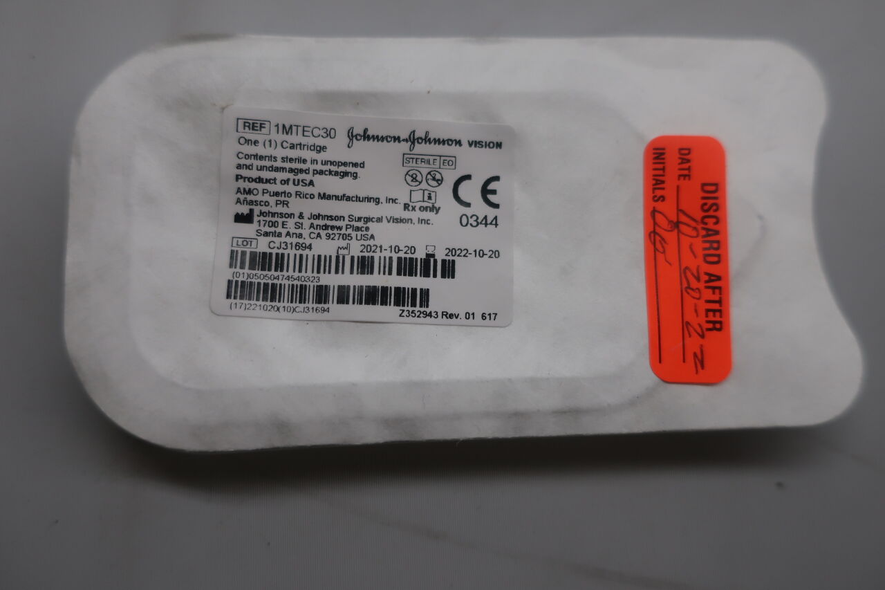 1MTEC30 - JOHNSON & JOHNSON - Cartrige for AMO Acrylic intraocular lenses, () - ( Expiry Date: 2021-08-26 )