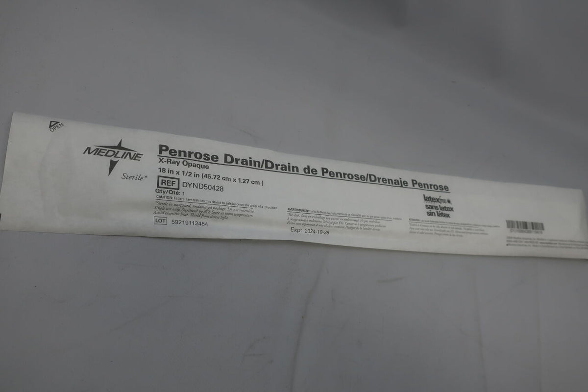 DYND50428 - MEDLINE - Penrose drain, 18 X .5", (EA)