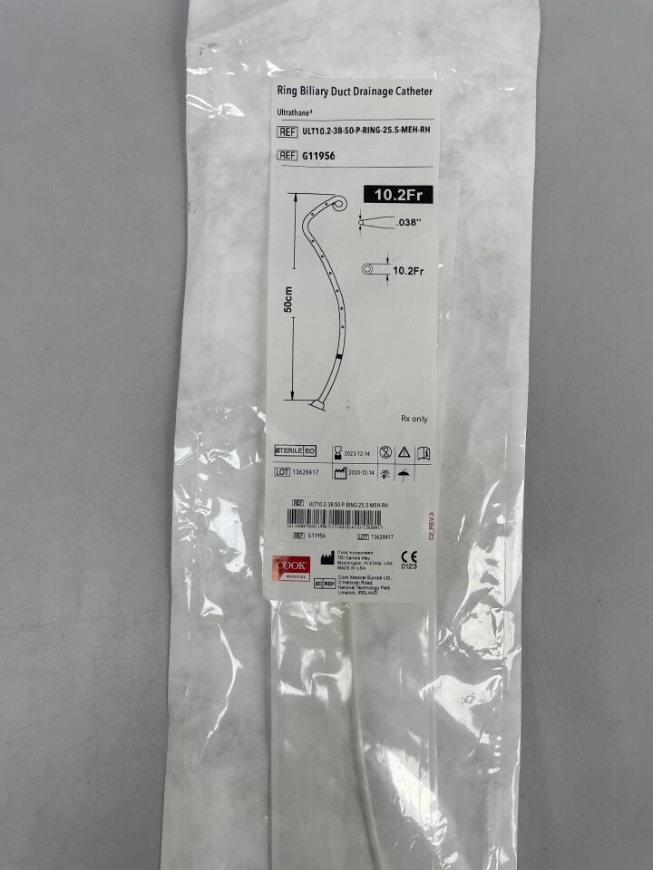 G11956 - COOK - Ring Biliary Duct Drainage Catheter, 10.2Fr , (EA) - ( Expiry Date: 2023-12-14 )
