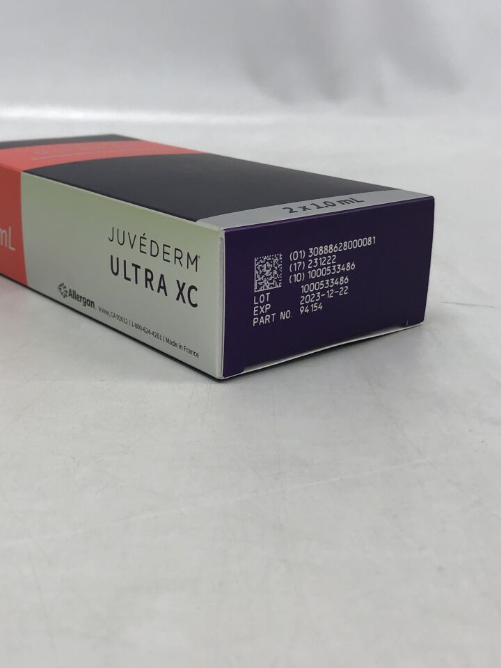 94154 - ALLERGAN - Juvederm Ultra XC Injectable Gel with Lidocaine, 1ml, (BX/2) - ( Expiry Date: 2023-12-22 )