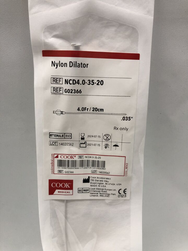 G02366 - COOK - Nylon Dilator, 4Fr, (EA) - ( Expiry Date: 2023-11-12 )