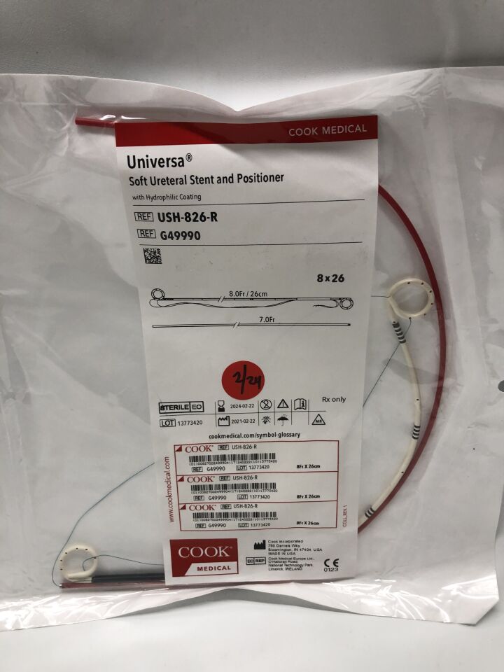 G49990 - COOK - Universa Soft Urethral Sent and Positioner with Hydrophilic Coating, 8Fr, (EA) - ( Expiry Date: 2024-02-22 )