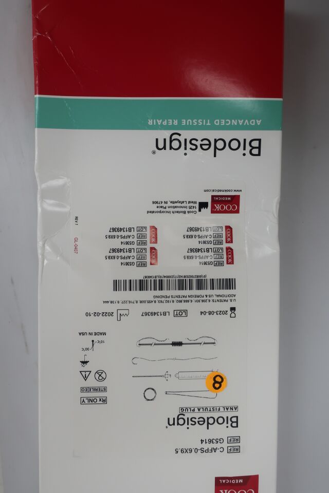 G53614 - COOK - Anal Fistula Plug, () - ( Expiry Date:  )