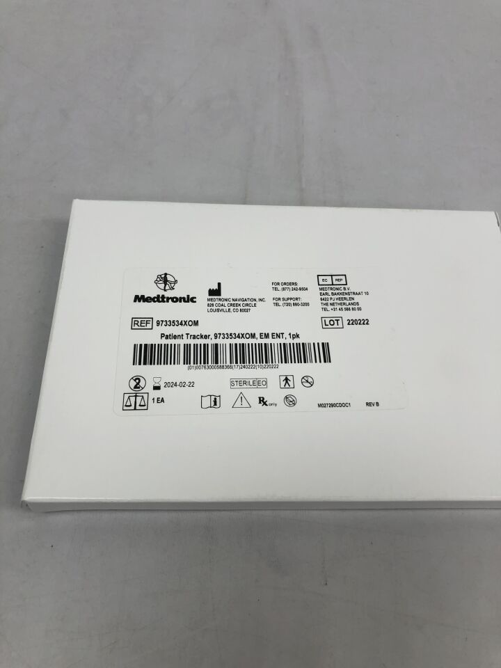 9733534XOM - MEDTRONIC - Patient Tracker, EM ENT, (BX/1) - ( Expiry Date: 2024-02-22 )