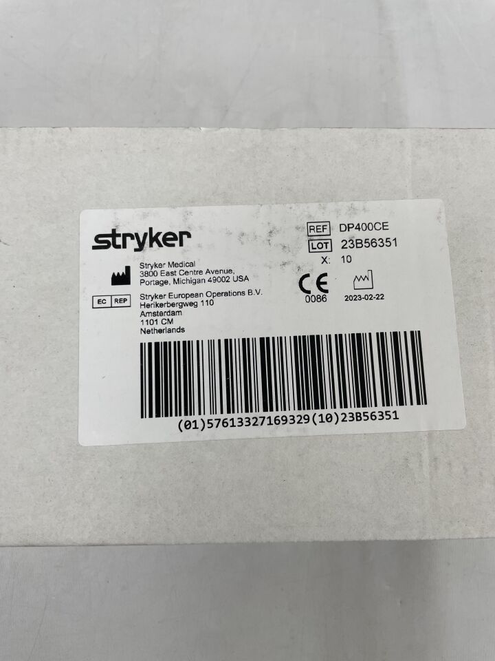 DP400CE - STRYKER - disposable adult & pediatric patient probe (0.9m) rectal/esophogeal, (BX/10) - ( Expiry Date: 2023-02-22 )
