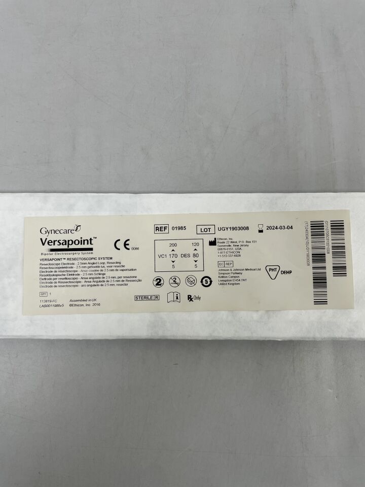 1985 - ETHICON - Resectoscope Electrode - 2.5mm Angled Loop, Resecting, () - ( Expiry Date: 2024-03-04 )