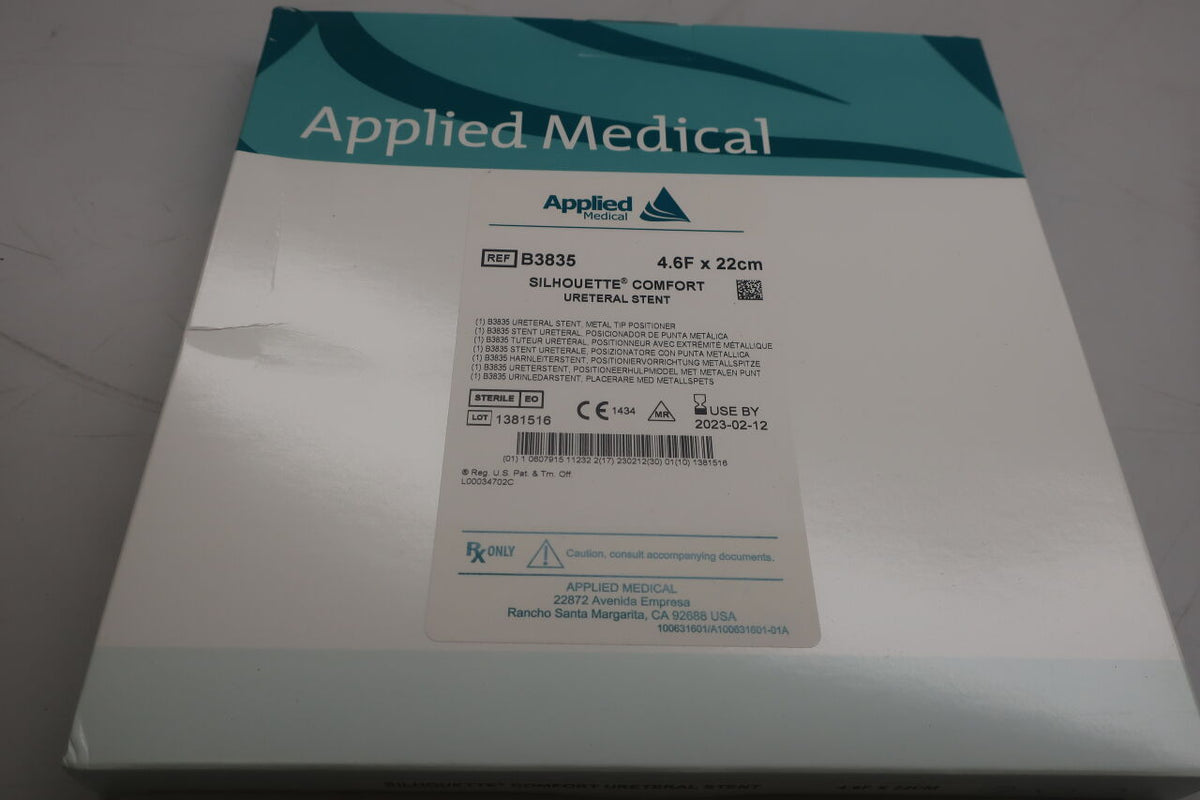 B3835 - APPLIED MEDICAL - SILHOUETTE COMFORT, 4.6F x 22cm, (EA)