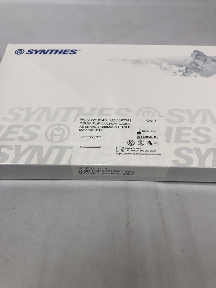 02.221.054S - SYNTHES - 2mm Flip Anchor Cable Assembly, (BX/1) - ( Expiry Date: 2025-11-30 )