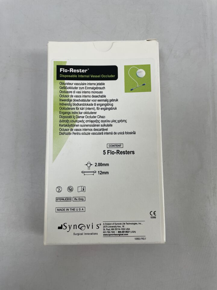 50200 - SYNOVIS - Disposable Internal Vessel Occluder, 12mm, (BX/5) - ( Expiry Date: 2019-09-09 )
