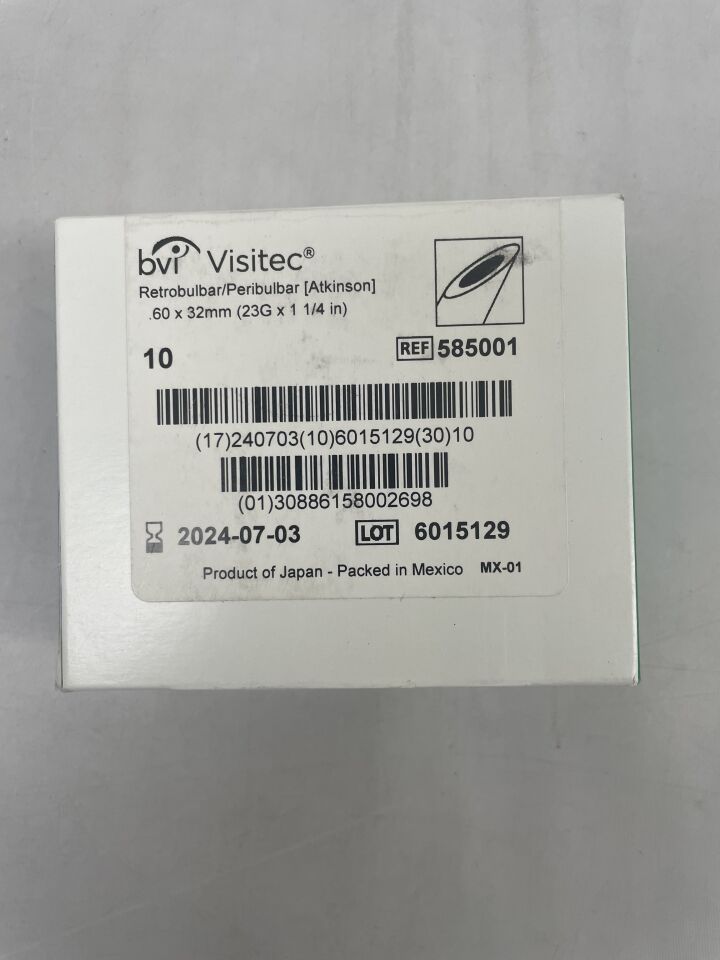 585001 - BEAVER VISITEC - NEEDLE, RETRO PERIDULBAR, .60 X 32mm, (BX/10)