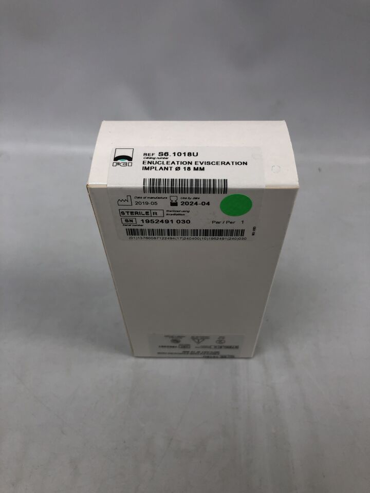 S6.1018U - FCI - Enucleation Evisceration Implant, 18mm
, () - ( Expiry Date: 2024-04-30 )