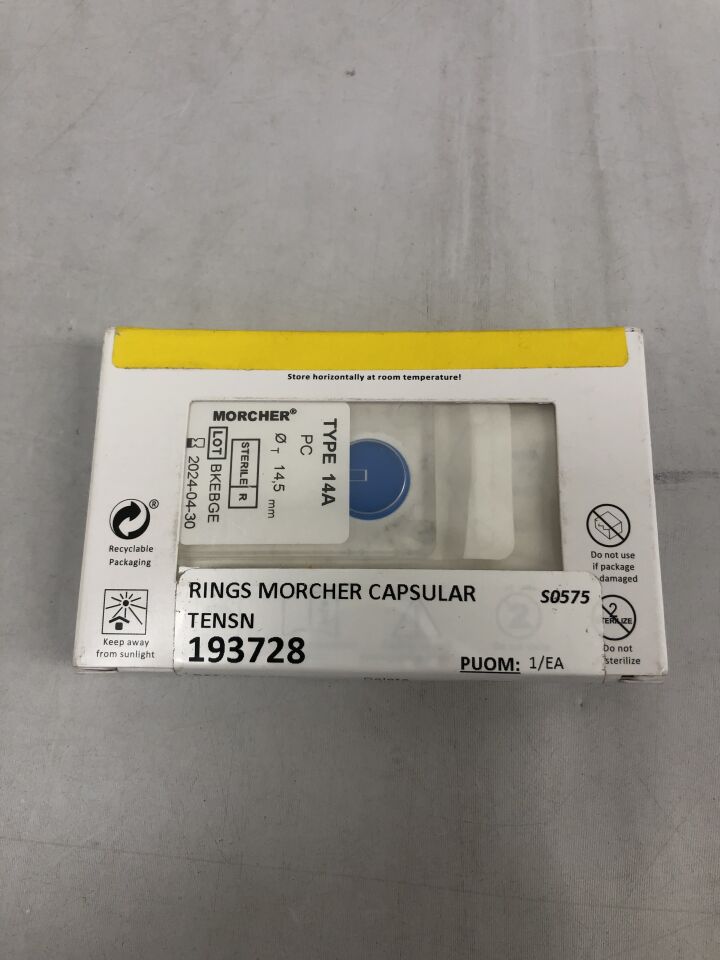 MR-1410 - MORCHER - Type 14A Opthalmic Implant Tension Ring, (BX/1) - ( Expiry Date: 2024-04-30 )