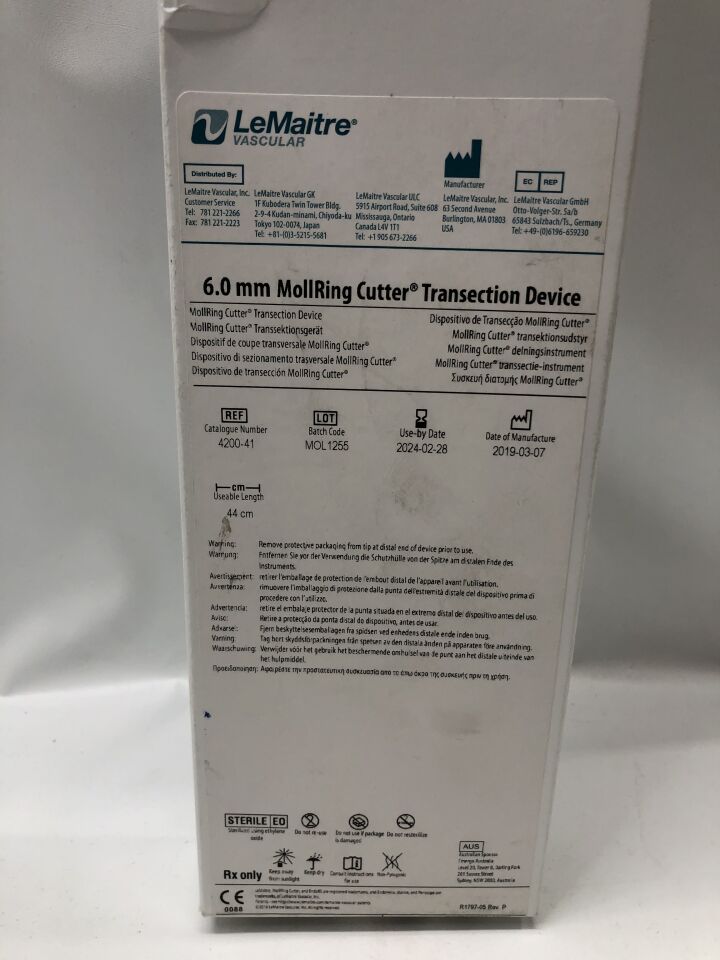 4200-41 - LEMAITRE - endore mollring cutter transection device,  6mm , (BX/1) - ( Expiry Date: 2024-02-28 )