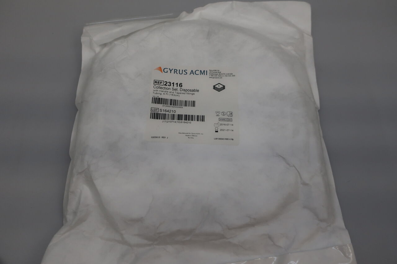 23116 - GYRUS - Collection Set, Disposable With Handle And Tapered Fittings Tubing, 6Ft, (EA) - ( Expiry Date: 2024-01-08 )