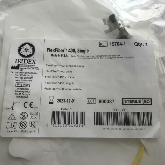 15704-1 - IRIDEX - flexfiber 400 ent probe, (EA) - ( Expiry Date: 2023-11-01 )