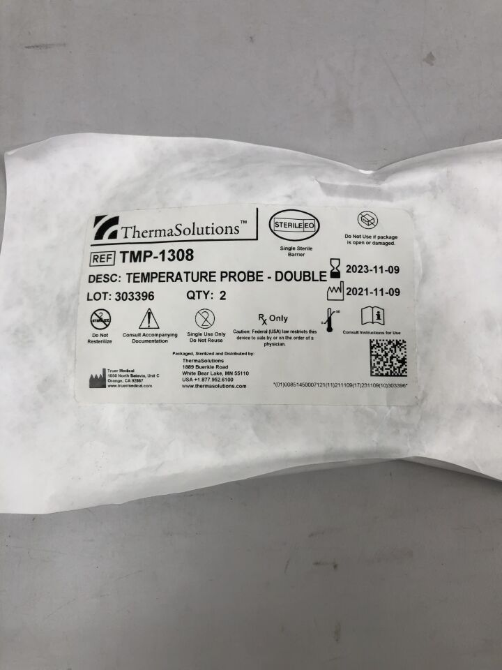 TMP-1308 - TRUER - ThermaSolutions Temperature Probe, Double, (EA) - ( Expiry Date: 2023-11-09 )