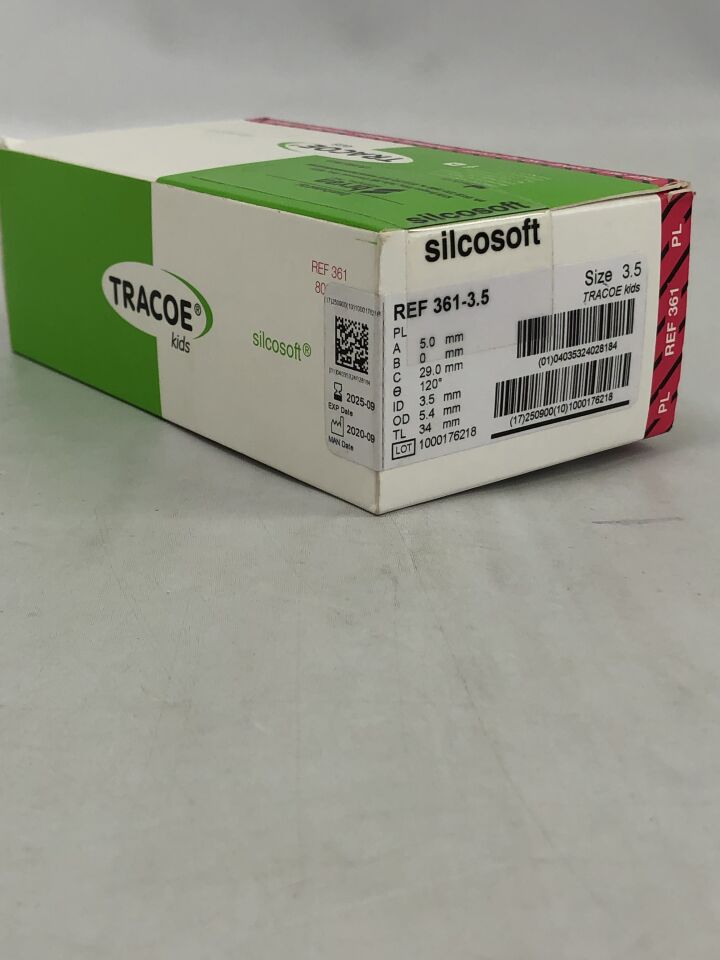 361-3.5  -  TRACOE  -  Tracheostomy Tube for neonates and infants, Size 3.5 , ( BX/1 )  -  ( Expiry Date : 2025-09-30 )
