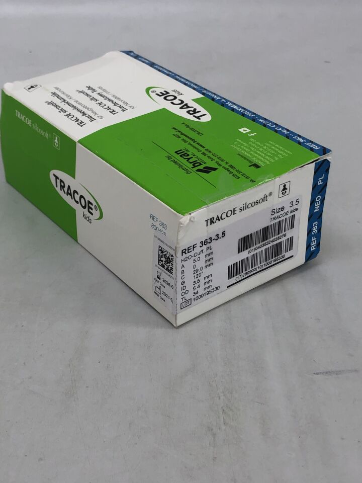 363-3.5  -  TRACOE  -  Tracheostomy Tube for neonates and infants, Size 3.5 , ( BX/1 )  -  ( Expiry Date : 2026-09-30 )