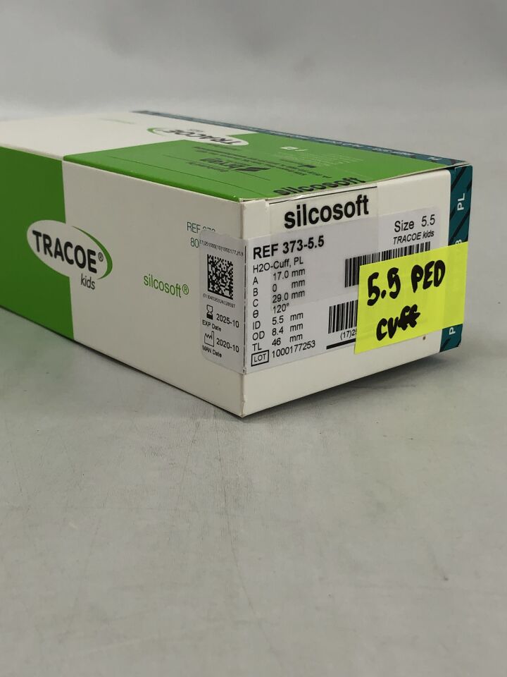 373-5.5  -  TRACOE  -  Tracheostomy Tube for Children, Size 5.5 , ( BX/1 )  -  ( Expiry Date : 2025-10-31 )