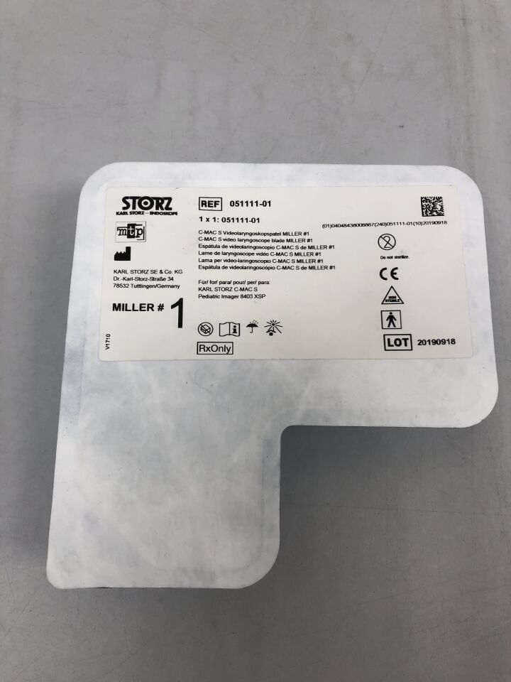 051111-01  -  STORZ  -  C-MAC -S Video Laryngoscope Blade , ( EA )  -  ( Expiry Date : 2099-01-01 )