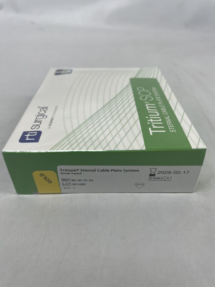 86-30-10-S4 - PIONEER SURGICAL - Sistema de placa de cable de tritio Sterbal, 3,0 mm x 10 mm, paquete de 4 tornillos (caja/1) - (Fecha de caducidad: 17/02/2025)
