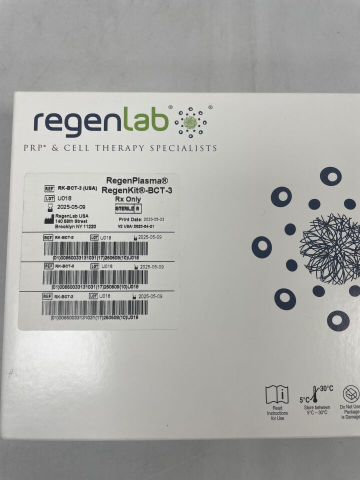 RK-BCT-3 - REGENLAB - RegenPlasma 血球療法，（BX/3）-（有效期至：2025-05-09）