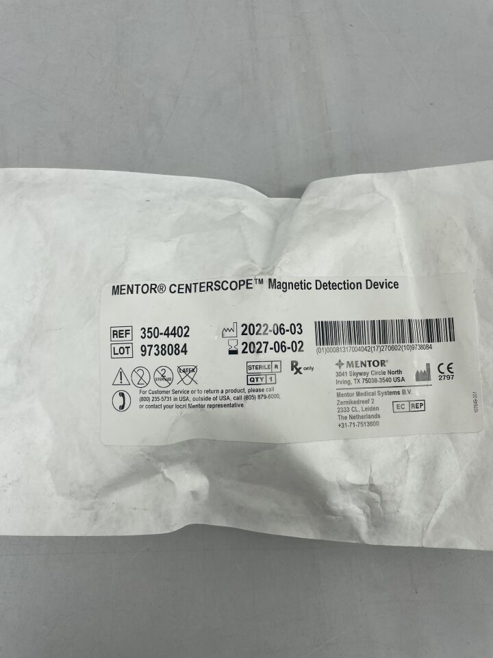 350-4402 - MENTOR - Centerscope 磁性檢測裝置，（EA）-（有效期至：2027-06-02）
