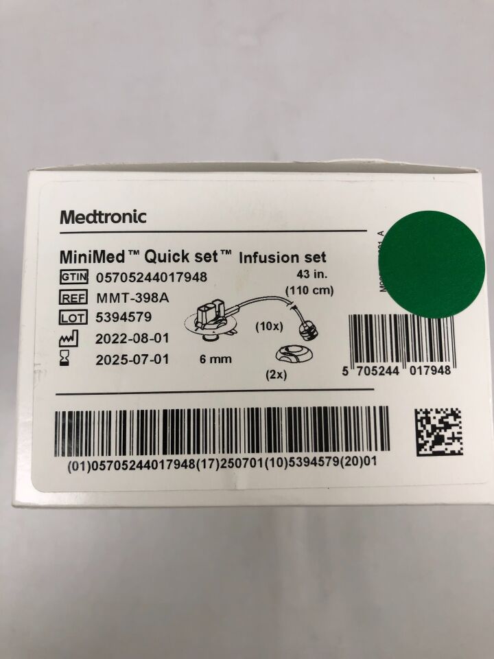 MMT-398A  -  UNOMEDICAL  -  Mini-Med Quick set infusion set, 43in , ( BX/1 )  -  ( Expiry Date : 2025-07-01 )