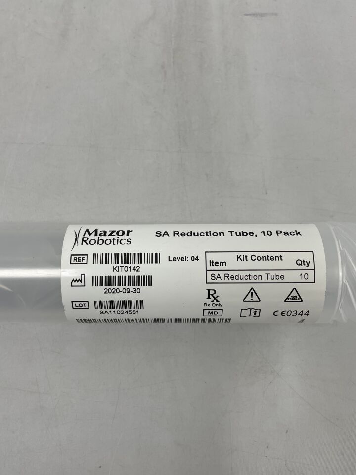 KIT0142-04 - MAZOR ROBOTICS - SA 減壓管，10 支裝，（BX/10）-（有效期限：2099-12-31）