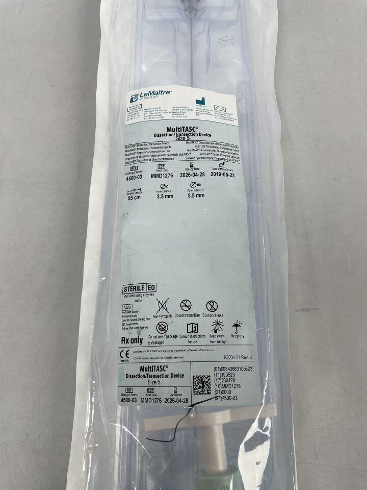 4500-03 - LEMAITRE VASCULAR - MultiTASC 解剖/切斷裝置，5mm，（）-（有效期至：2026-04-28）