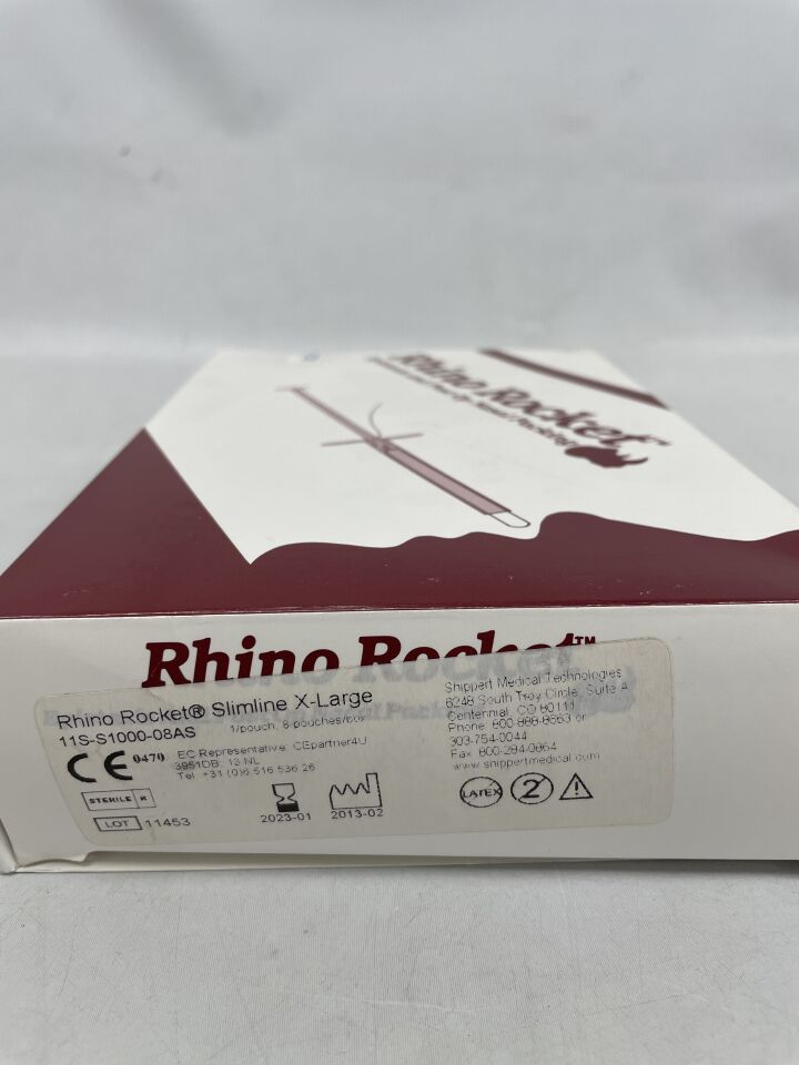 11S-S1000-08AS - SUMMIT MEDICAL - Rhino Rocket Slimeline, 8cm x 2cm x 1cm, Large, (BX/8) - ( Expiry Date: 2023-01-01 )