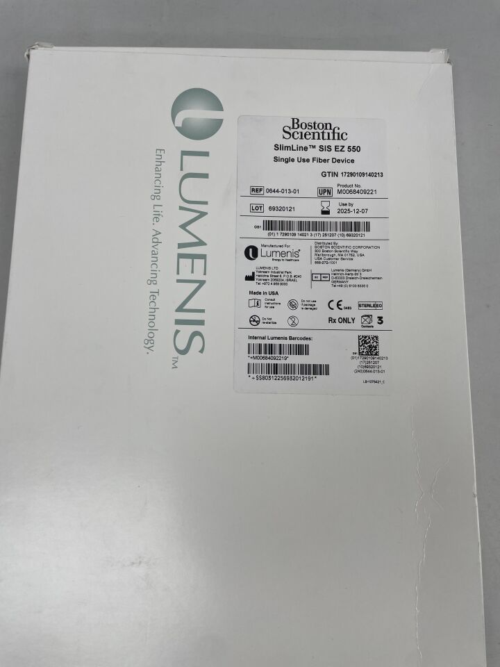 0644-013-01 - BOSTON SCIENTIFIC - Dispositivo de fibra Slimline SIS EZ 550 (BX/3) - (Fecha de vencimiento: 07/12/2025)