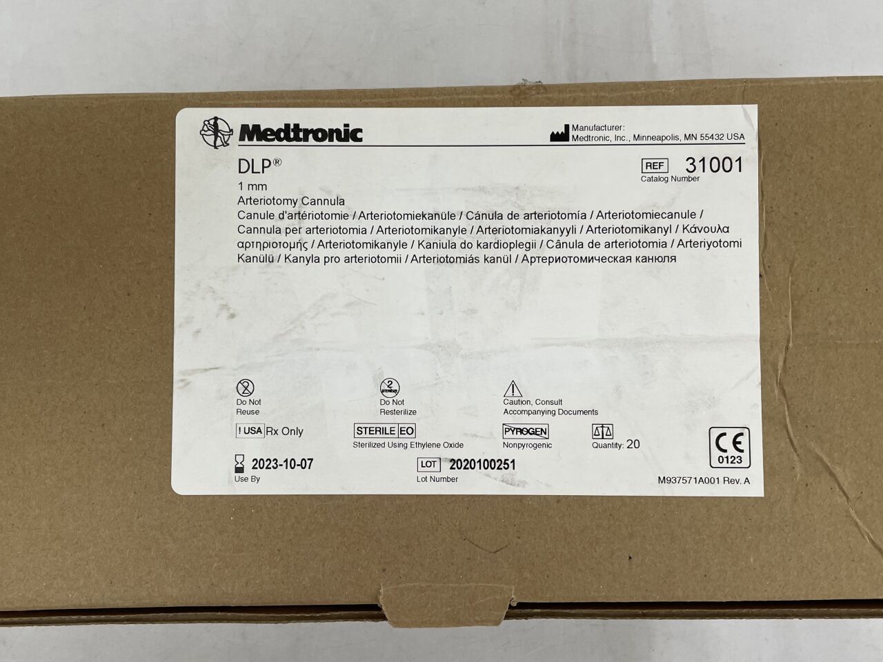 31001 - MEDTRONIC - dlp 1.8" ima cannula, 1mm tip, (BX/20) - ( Expiry Date: 2023-10-07 )