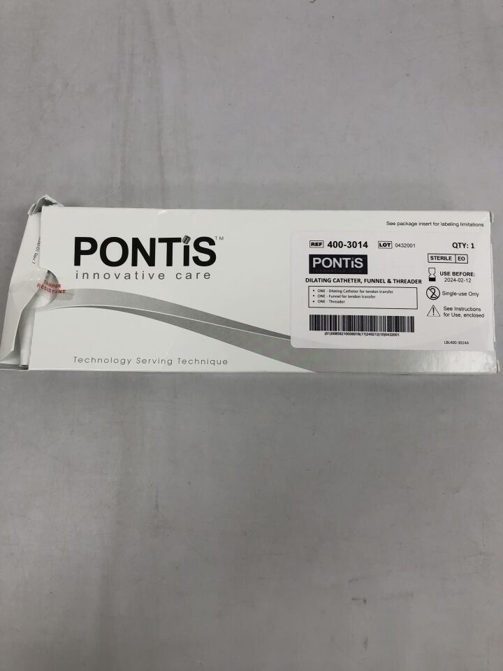 400-3014 - PONTIS - Dilating Catheter, Funnel and Threader, () - ( Expiry Date:  )