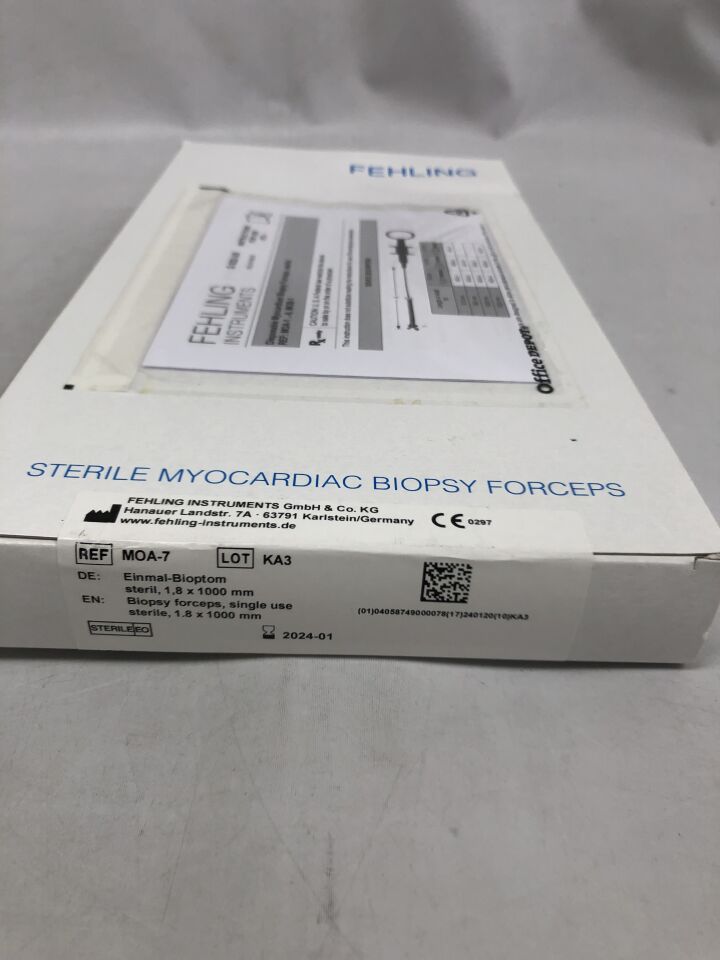 MOA-7 - FEHLING - Myocardiac Biopsy Forceps, 1.8 X 1000mm, (BX/1)