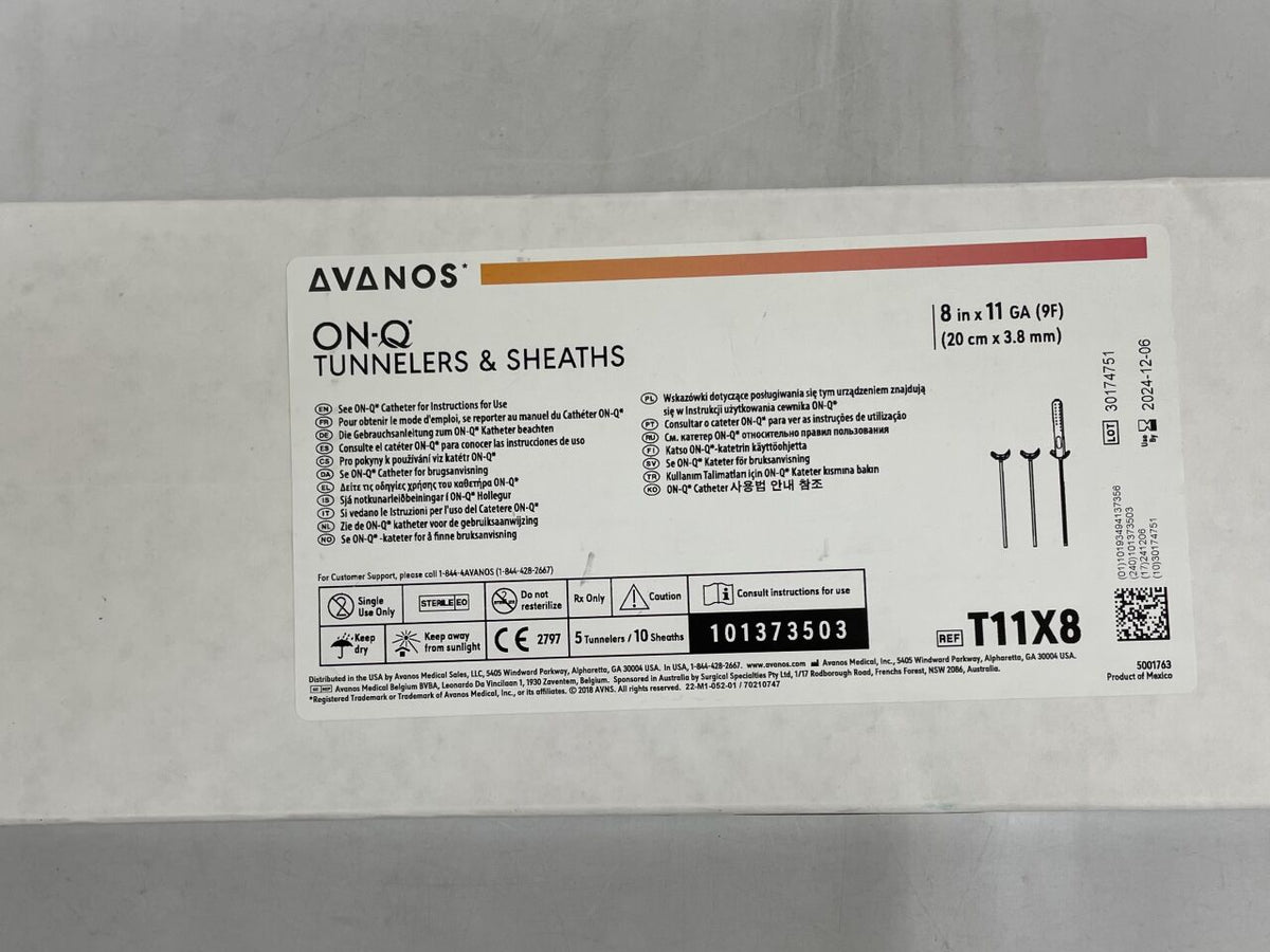 T11X8 - AVANOS - ON-Q Disposable Tunneler & Sheaths, (BX/1)