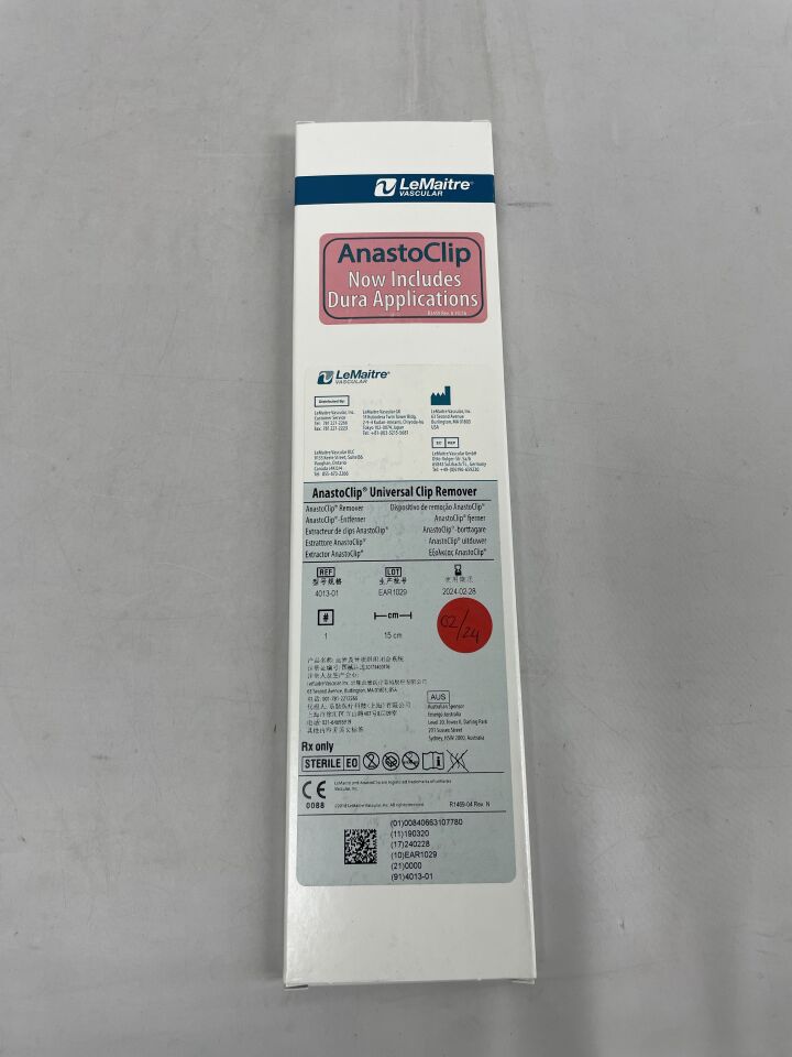 4013-01 - LEMAITRE - AnastoClip 15cm, (EA) - ( Expiry Date: 2024-02-28 )