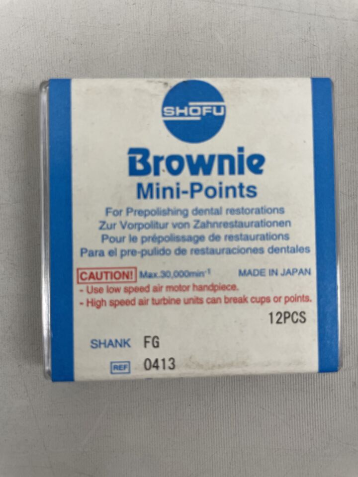 413 - SHOFU - Brownie Mini-Points, (BX/12)