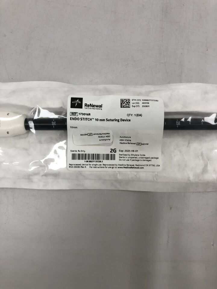 173016R - MEDLINE - Dispositivo de sutura endoscópica, 10 mm, (unidad) - (Fecha de caducidad: 01/01/2026)