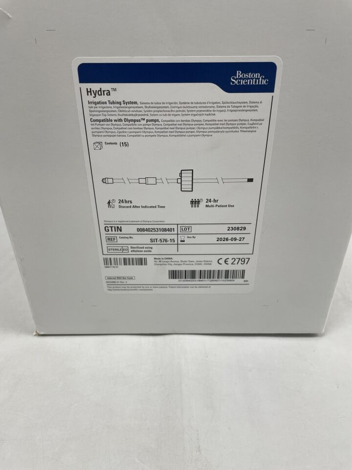 SIT-576  -  BOSTON SCIENTIFIC  -  HYDRA IRRIGATION TUBING SYSTEM, Compatible with OLYMPUS Pumps , (  )  -  ( Expiry Date : 2026-09-27 )