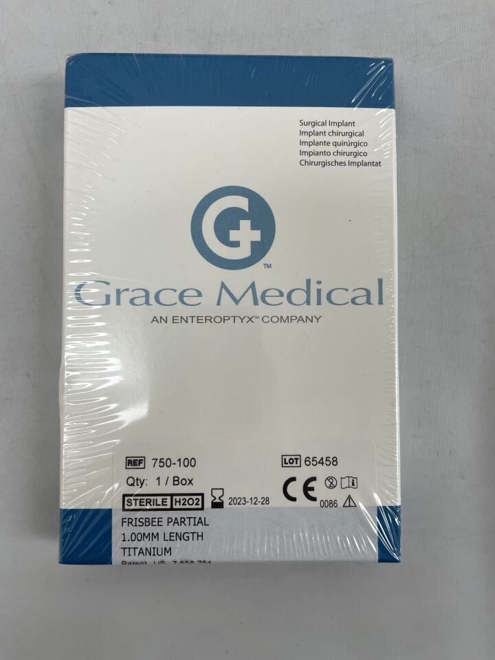 750-100 - GRACE MEDICAL - Frisbee Partial 1.00mm Length, (BX/25) - ( Expiry Date: 2023-12-28 )